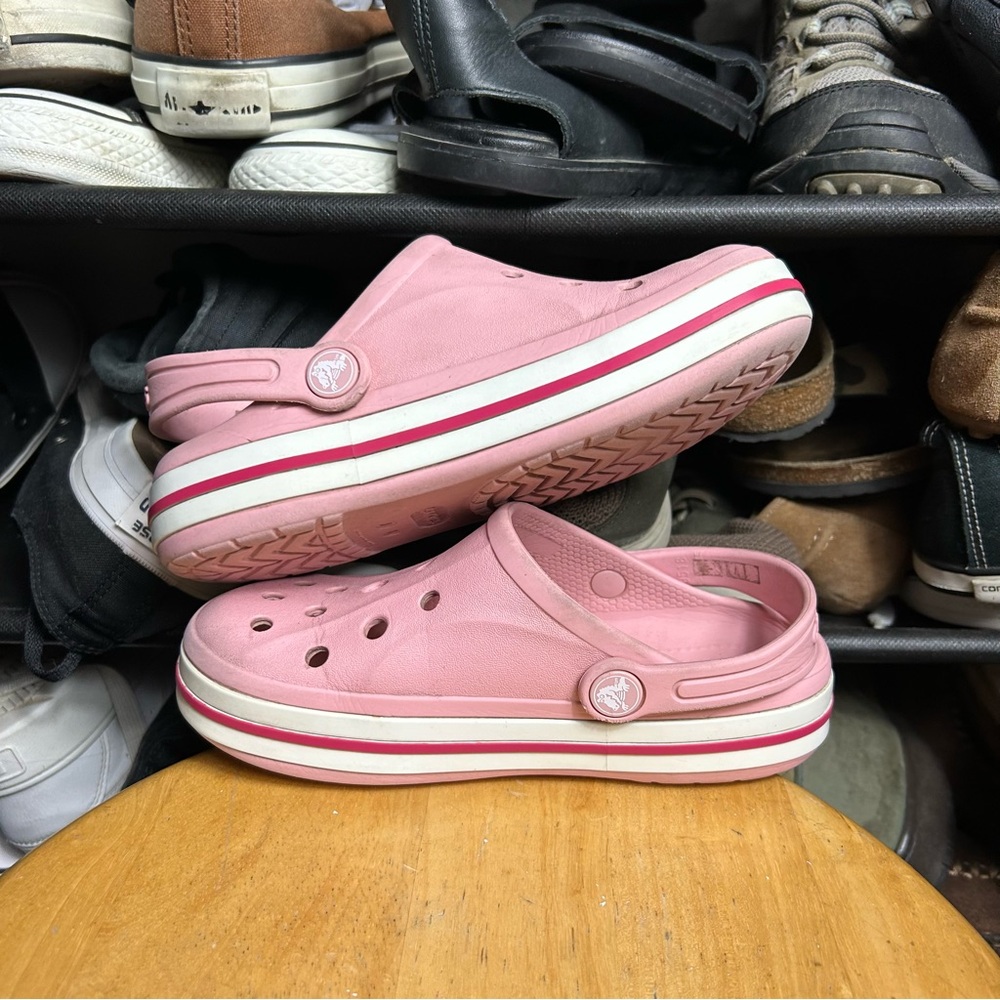 CROCS Kids Pink Sandals - Picture 5 of 7